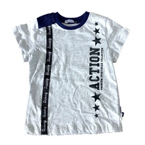 Compleu Action pentru baietei, 100% Bumbac Gri