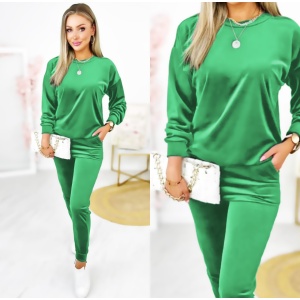 Compleu Mamici Din Catifea Super Soft, Verde - Img 2