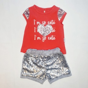 Compleu pentru fetite, inimioara so cute, Coray, 9-24 luni