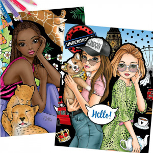 TopModel Carte de Colorat Colour & Design 12451