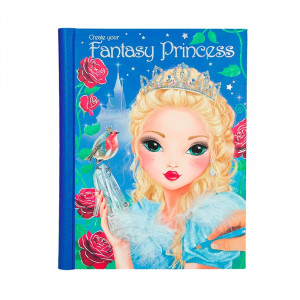Create your Fantasy Princess Carte Colorat cu Stickere 6461 - Img 1