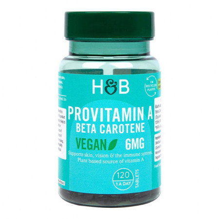 H&B Beta-caroten Provitamina A 6 mg, 120 tablete