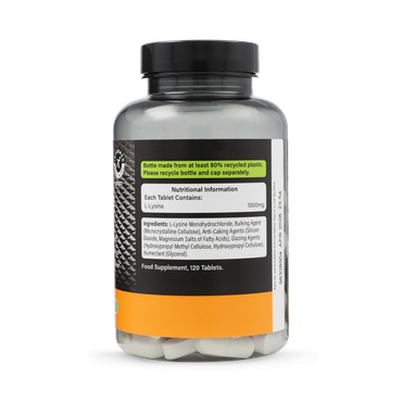 H&amp;B L-lysine 1000mg, 120cpr - Img 7