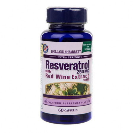 H&B Resveratrol 250mg 60 capsule