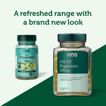 H&amp;B Ulei de Menta 60 capsule - Img 3