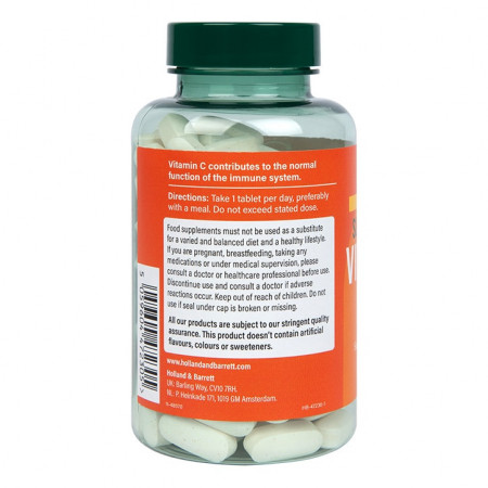 H&amp;B Vitamina C 1000mg cu eliberare prelungita doza