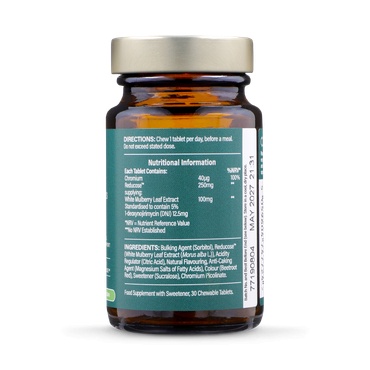 Tablete Masticabile pentru Echilibrul Glicemic cu Crom Picolinat cu Reducose® de la Holland &amp; Barrett - Img 2