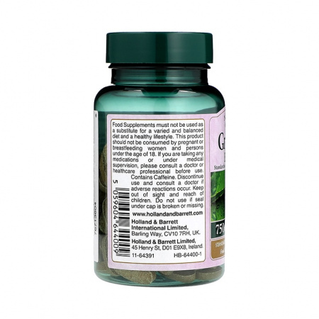 H&amp;B Extract de Ceai Verde 750mg, 100 tablete - Img 3