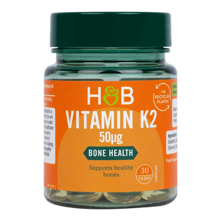 H&B Vitamina K2 (MK7) 50μg 30 capsule