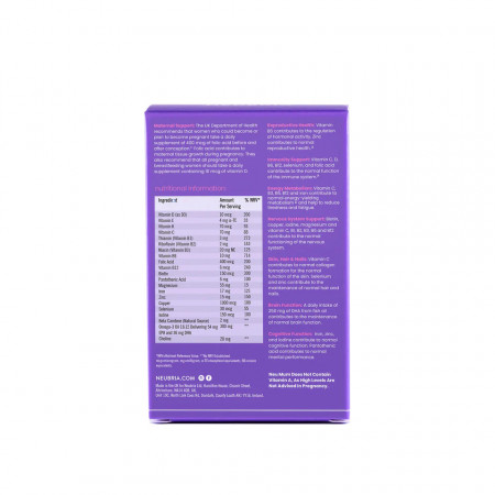 Neu Mum pentru Gravide 30 capsule, Neubria contine