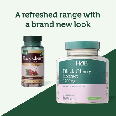 H&amp;B Cirese Negre (Black Cherry) Extract 120 capsule - Img 4