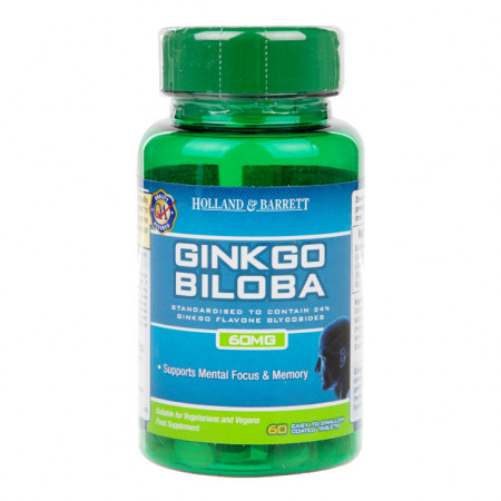 H&B Ginkgo Biloba 60mg 60 tablete