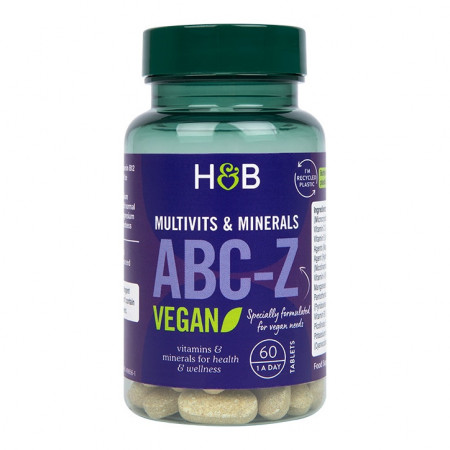 H&B Vegan Multivitamine si Minerale 60 tablete