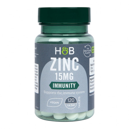 H&B Zinc (Gluconat de Zinc) 15 mg 120cpr