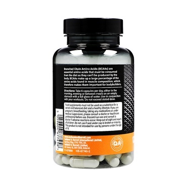 HB BCAA Aminoacizi Ramificați 120 capsule, Holland and Barrett - Img 3