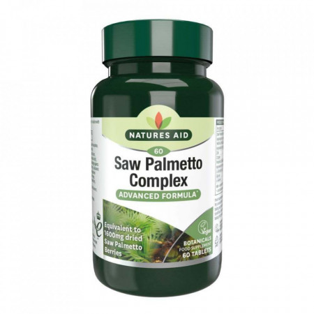 NaturesAid Saw Palmetto Complex (Palmier Pitic Complex) 60 tablete