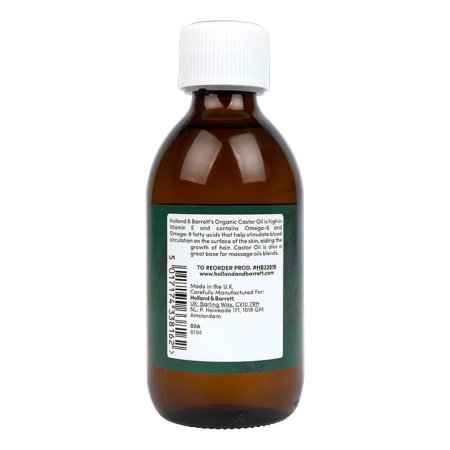 Ulei de Ricin Bio250ml, Holland and Barrett - Img 2
