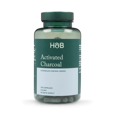 H&amp;B Carbune Activ 1560mg 120 capsule - Img 5