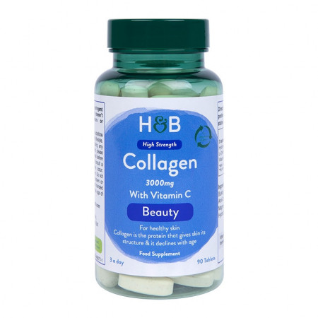 H&B Colagen Hidrolizat 1000 mg 90 comprimate