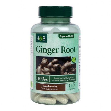 H&B Ghimbir (Ginger Root) 550mg 120 capsule
