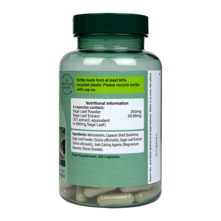 H&amp;B Salvie (Sage Leaf) ingrediente
