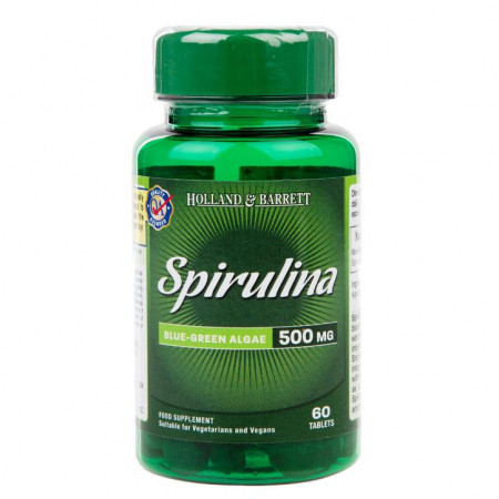 H&B Spirulina 500 mg 60 tablete