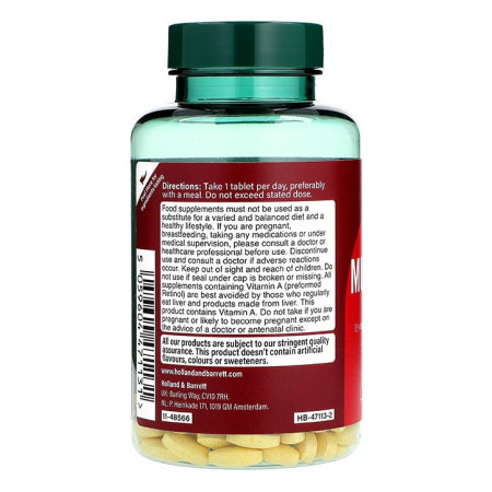 H&amp;B Multivitamine 120 cpr dozare