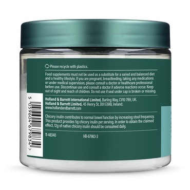 H&amp;B Inulina pudra naturala 200g - Img 3