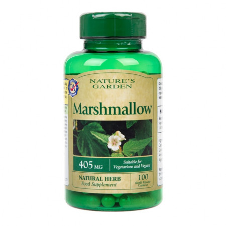 H&B Marshmallow (Nalbă mare) 405mg, 100 capsule 