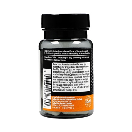 N-Acetyl Cisteina 600mg 30 capsule Holland and Barrett - Img 4