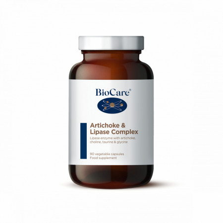 Anghinare si Lipaza Complex 90caps, BioCare