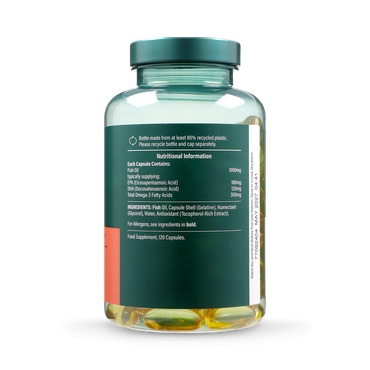H&amp;B Omega-3 Ulei de pește 1000mg 120 capsule - Img 2