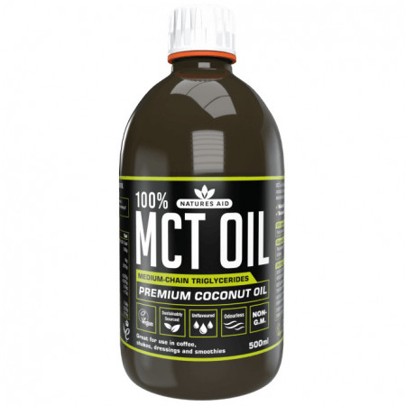 NaturesAid 100% MCT Oil 500ml