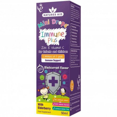 NaturesAid Immune Plus picaturi pentru copii 50ml
