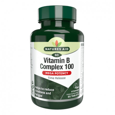 NaturesAid Vitamin B Complex 100 60 tablete