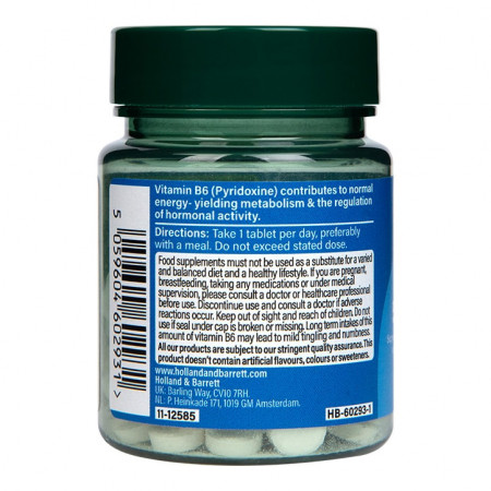 Vitamina B6 120 tablete Holland and Barrett - Img 6