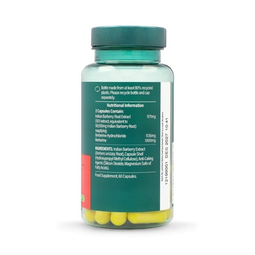 Berberine 60 capsule Holland and Barrett - Img 2