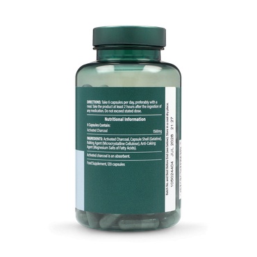 H&amp;B Carbune Activ 1560mg 120 capsule - Img 6