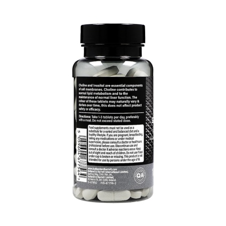 H&amp;B Colina si Inozitol (vitamina B4 + B8) 100 comprimate - Img 2