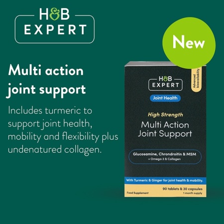 H&amp;B Expert Articulatii Mobile (Multi Action Joint Support) 90tab + 30cps - Img 4