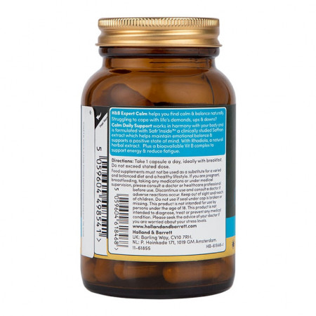 H&amp;B Expert Calm Daily Support Saffron 30 Capsule ingrediente