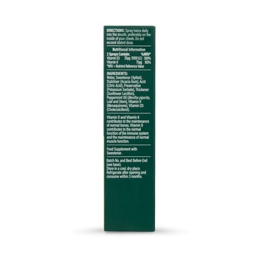 HB Vitamina K2 + D3 Spray 10ml, Holland and Barrett - Img 2