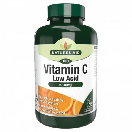 NaturesAid Vitamina C (formula branda) 1000mg 90 comprimate