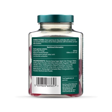Probiotice cu oțet de mere 30 jeleuri Holland and Barrett - Img 2