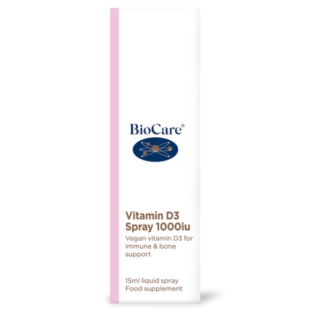 Vitamina D3 spray oral 1000iu 15ml BioCare - Img 2