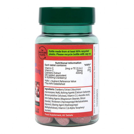 H&amp;B Cranberry (Merisoare) 60 tablete - Img 2