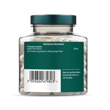 H&amp;B Ghimbir (Ginger Root) 550mg 120 capsule - Img 2