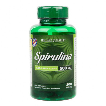 H&B Spirulina 500 mg 200 tablete