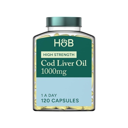 H&B Omega-3 Ulei de Cod 1000mg 120 capsule