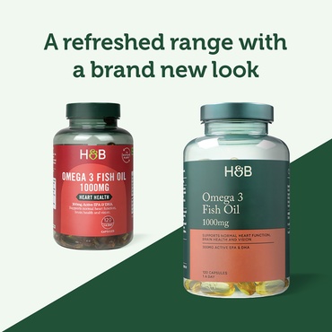 H&amp;B Omega-3 Ulei de pește 1000mg 120 capsule - Img 4